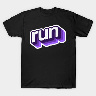 Run purple T-Shirt